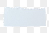 White png ripped paper piece with copy space, transparent background