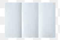 Trifold paper png brochure, transparent background