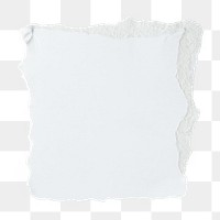 Png torn paper sticker, textured shape, transparent background