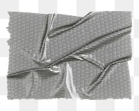 Silver tape png sticker, transparent background