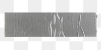 Gray duct tape png, transparent background