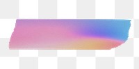 Gradient washi tape png, journal sticker, collage element design