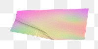 Gradient washi tape png, journal sticker, collage element design