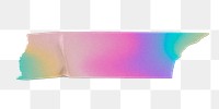 Gradient washi tape png, journal sticker, collage element design