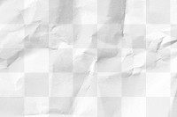 Transparent paper png, wrinkled texture design