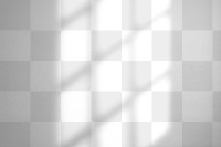 Window light shadow png on the wall overlay effect on transparent background