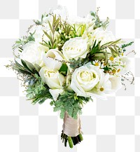 PNG bridal flower bouquet rose and lily