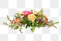 Beautiful flower arrangement png sticker