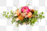 Beautiful flower arrangement png sticker