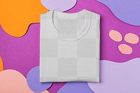 T-shirt png transparent mockup, men’s apparel fashion unisex