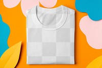 T-shirt png transparent mockup, men’s apparel fashion unisex