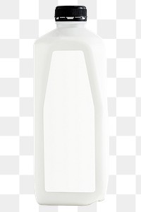 Fresh milk in a glass bottle design element