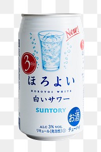 Suntory's Horoyoi White. JANUARY 29, 2020 - BANGKOK, THAILAND