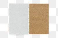 Blank plain notebook design element