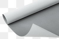 Gray chart rolled paper design element