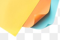 Colorful chart paper design element set