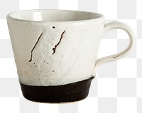 Rustic white coffee mug mockup design resource
