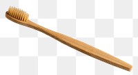 Natural bamboo toothbrush design element