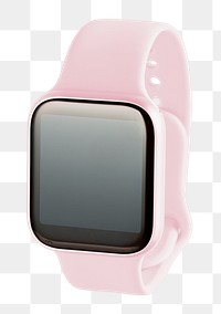 Light pink smartwatch design element