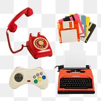 Retro technology set design resources 