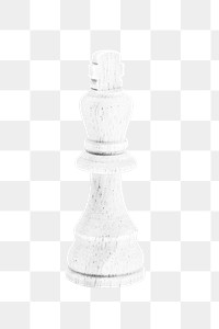 White king chess design element