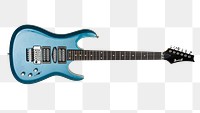 Blue Paramount electric guitar, JANUARY 29, 2020 - BANGKOK, THAILAND