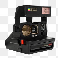 Polaroid 600 Land Camera shot in studio. JAN 29, 2020 - BANGKOK, THAILAND