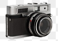 Retro analog camera design element 