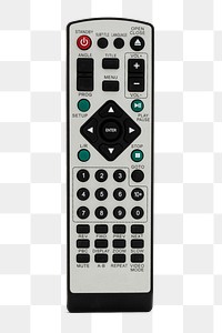 Old black television remote control design element