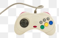 Vintage white wire game controller design element