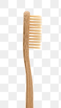 Natural bamboo toothbrush design element