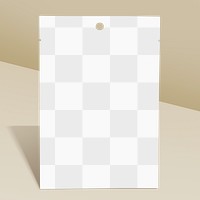 White rectangle label design element