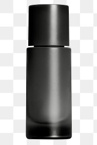 Black beauty care bottle design element