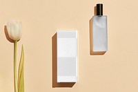 Blank perfume package design element