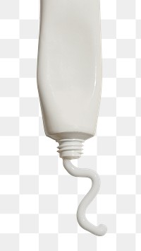 Cream from an unlabeled beige tube design element