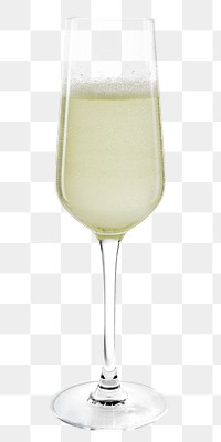 Wine spritzer png in a wine glass