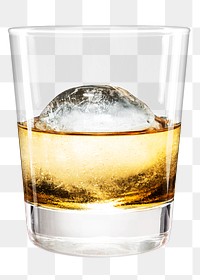 Whisky on the rocks png