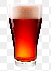 Ale beer in a pint png mockup