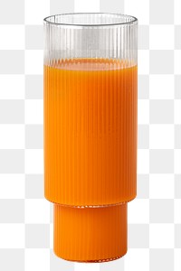 Cold pressed carrot juice transparent png