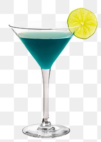 Tropical Blue Lagoon cocktail transparent png