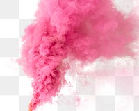Pink smoke effect design element