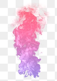 Pink and purple smoke effect design element