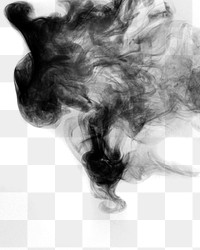 Black smoke effect design element