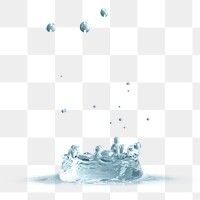 Water splash design element