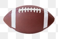 Leather American football ball design element