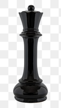 Black queen chess piece design element