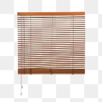Vintage wooden blinds design element