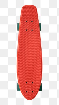 Scarlet red skateboard design element