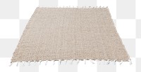 Beige fabric texture floor carpet design element