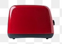 Modern red toaster sticker design element